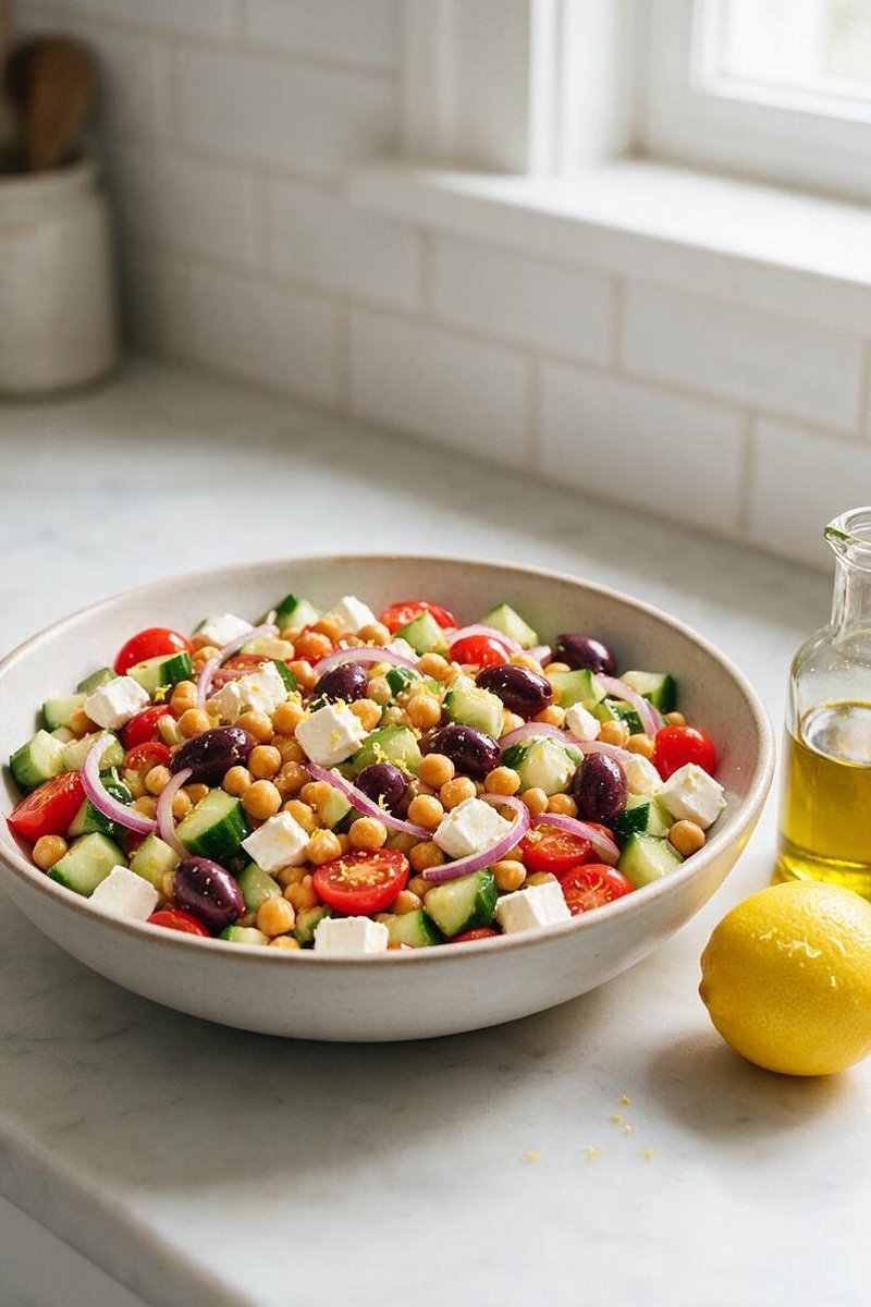 Greek Chickpea Salad